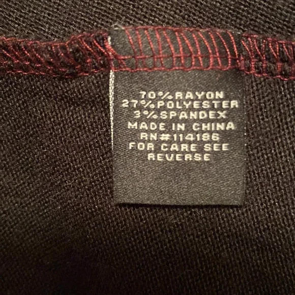 NWOT Verve Ami Maroon/Black Sweater…size 1X - Picture 4 of 4